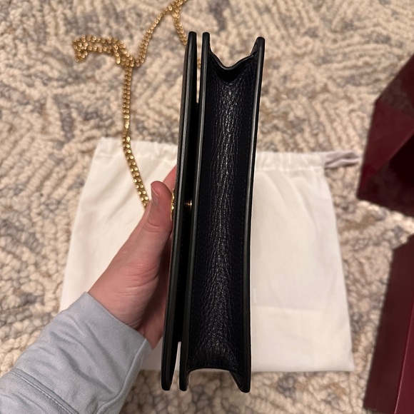 USED ONCE - GG Marmont wallet on chain - Picture 5 of 10